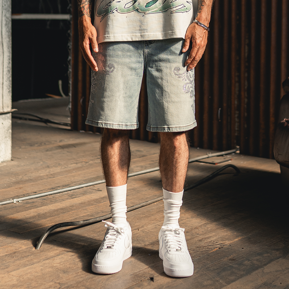 Flur De Lis Jorts (Blue Wash)